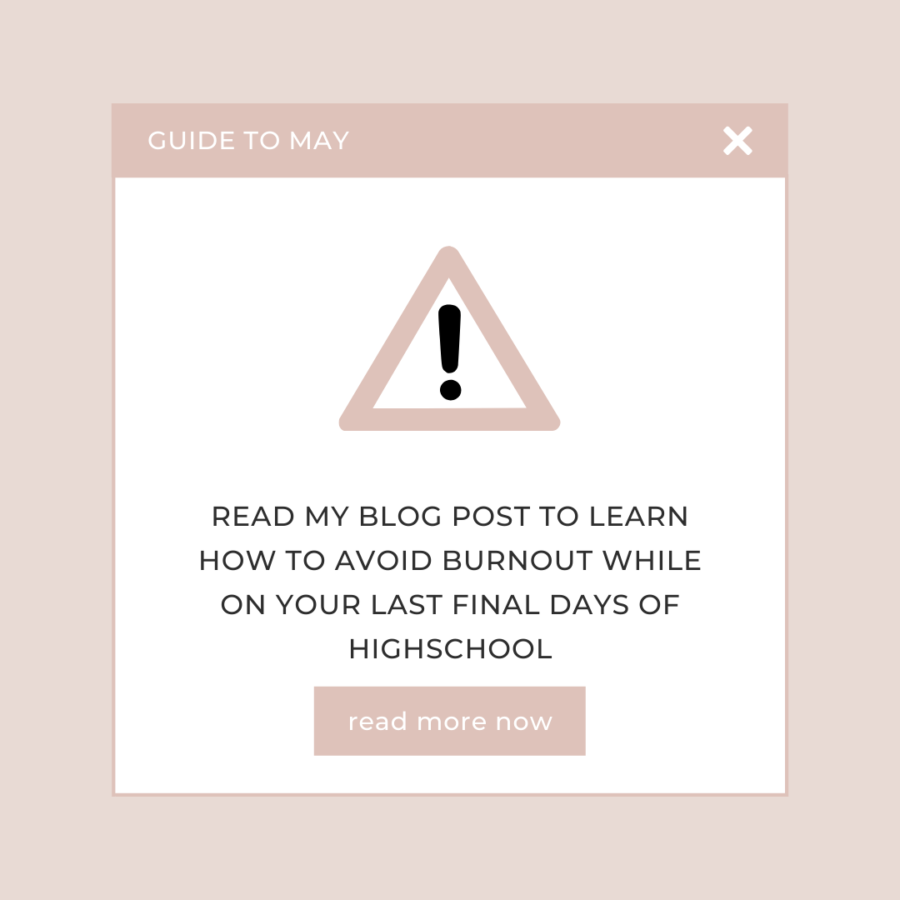 Avoiding Burnout: School in May