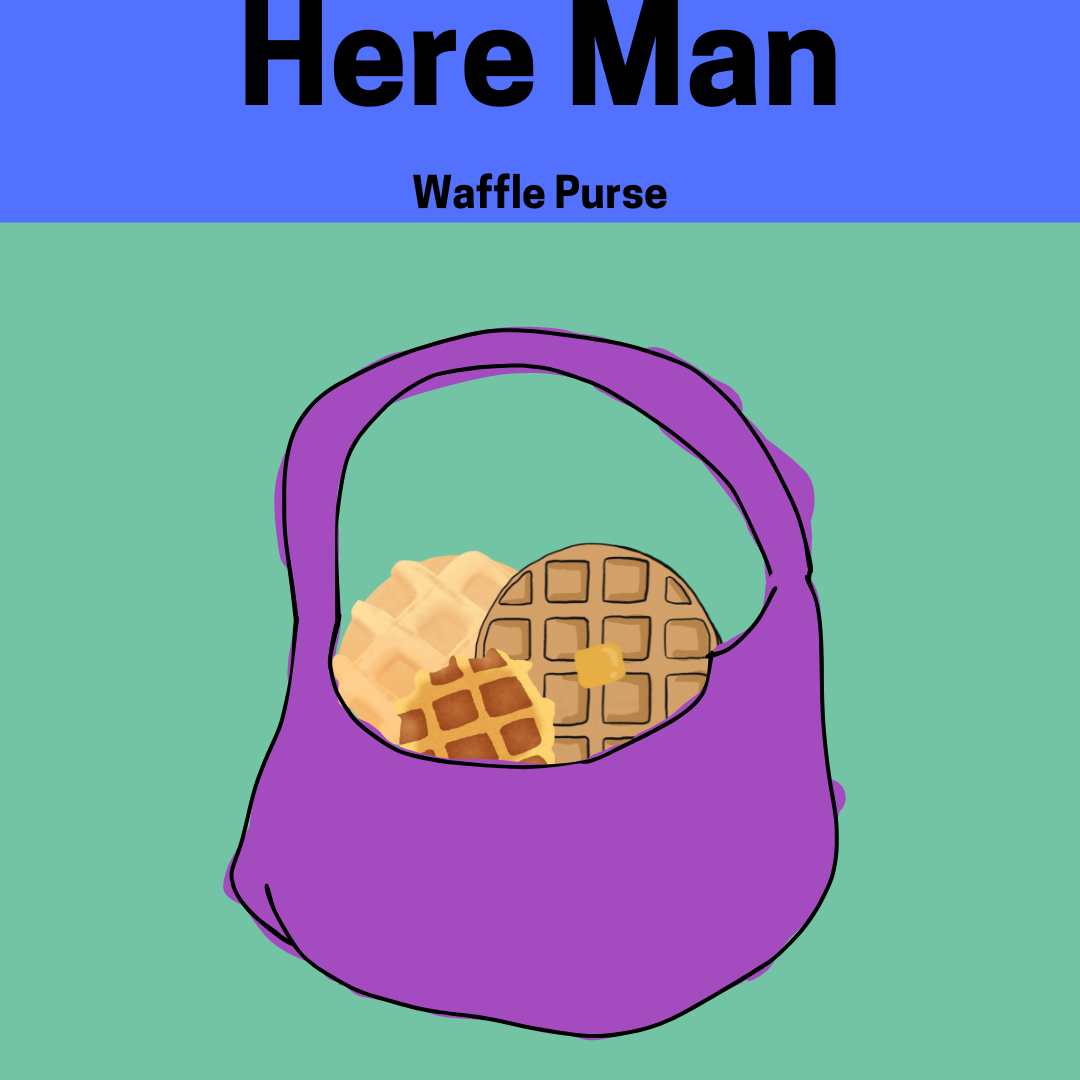 Here Man: Waffle Purse