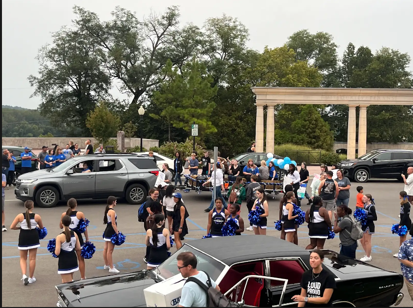 cheer and float for papally. 