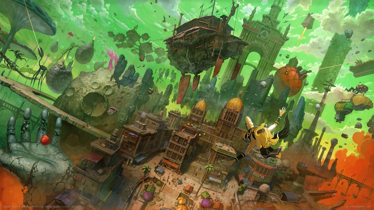 Official Gravity Rush Wallpaper made by Yoshiaki Yamaguchi and Lucas Gallo