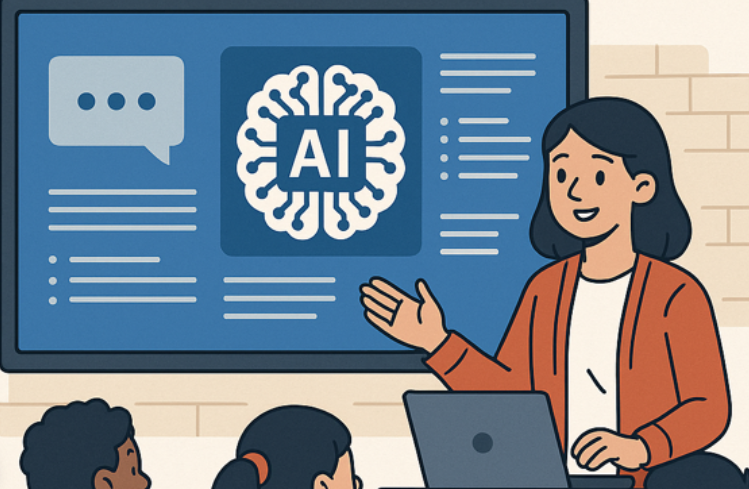 Teaching with AI in the classroom.